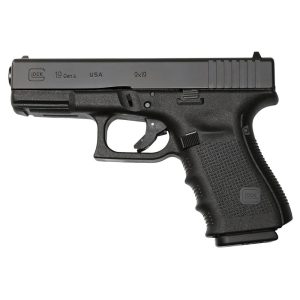 Glock 19 Gen 4 Compact Handgun 9mm Luger 15rd Magazines (3) 4" Barrel Black USA
