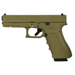 Glock 17 Gen 3 Custom "FDE" Handgun 9mm Luger 17rd Magazines (2) 4.49" Barrel USA