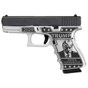 Glock 19 Gen 3 Custom "Trump 2024 Mug Shot" Handgun 9mm Luger 15rd Magazines (2) 4" Barrel Austria