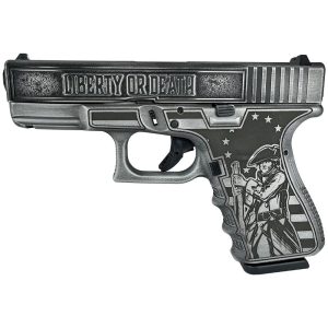 Glock 19 Gen 3 Custom "Live or Die Patriot Gray" Subcompact Handgun 9mm Luger 15/rd Magazines (2) 4.02" Barrel USA