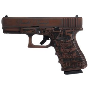 Glock 19 Gen 3 Custom "Trump 2024" Compact Handgun 9mm Luger 15rd Magazines (2) 4.02" Barrel Distressed Red USA