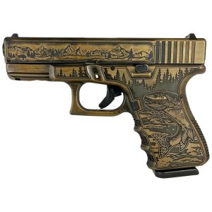 Glock 19 Gen 3 Custom "Western" Compact Handgun 9mm Luger 15/rd Magazines (2) 4.02" Barrel USA
