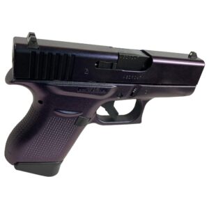 Glock 43 Custom "Mongoose Purple" Subcompact Handgun 9mm Luger 6rd Magazines (2) 3.41" Barrel USA Made