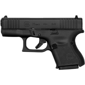 Glock 26 Gen 5 Subcompact Handgun 9mm Luger 10/rd Magazines(3) 3.43" Barrel Black USA REFURBISHED