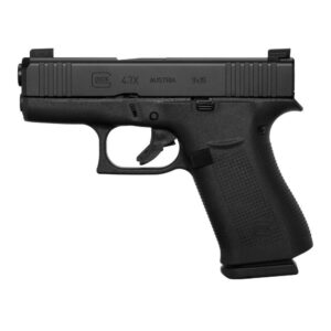 Glock 43x Subcompact Handgun 9mm Luger 10/rd Magazines (2) 3.41" Barrel Black USA REBUILT