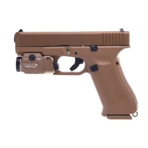 Glock 19x Gen 5 Compact Handgun 9mm Luger 17/rd Magazines (3) 4.02" Barrel FDE Night Sights with Streamlight TLR7A USA