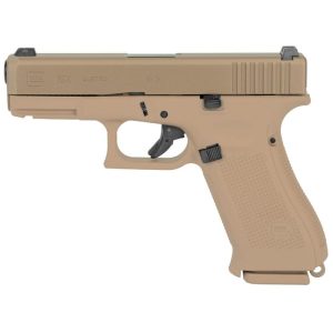 Glock 19x Gen 5 Compact Handgun 9mm Luger 10/rd Magazines (3) 4.02" Barrel Coyote Brown Night Sights USA
