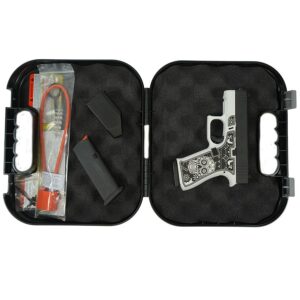 Glock 43X "Sugar Skull" Black & White Handgun 9mm Luger 10rd Magazines(2) 3.4" Barrel Front Grip Rail RMR/c Optic Cut USA Made