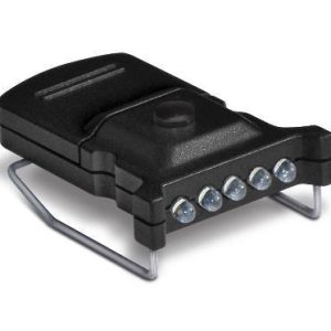 Cyclops Micro Hat Clip Light - 5 LED Bulb White Black