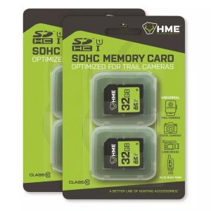 HME 32GB SDHC Memory Card 4/ct