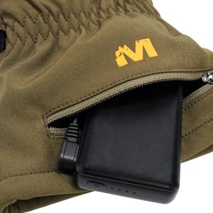 Muddy Nucleus Heated Softshell Gloves Brown Clay XL