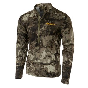 Muddy TR Lightweight Quarter Zip Long Sleeve Shirt Veil Canyon Grey XL