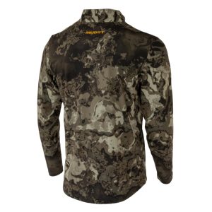 Muddy TR Lightweight Quarter Zip Long Sleeve Shirt Veil Canyon Grey L