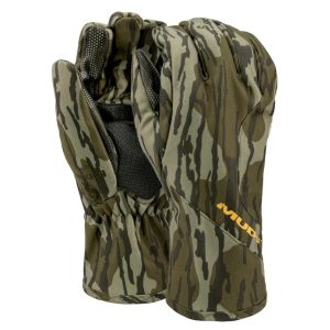 Muddy Windproof Glove Mossy Oak Bottomland L