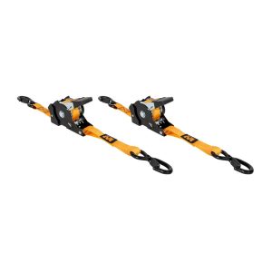 Muddy Retractable Ratchet Straps 1"x10 ft Orange 2/ct