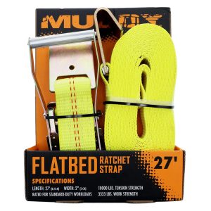Muddy Flatbet Ratchet Strap 27 ft