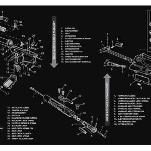 TekMat 12x36 Gun Cleaning Mat - AR-10