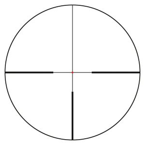 German Precision Optics Centuri Rifle Scope 2.5-15x44 30mm SFP G4i Illuminated Recticle Black