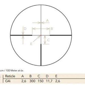 GPO SPECTRA 1.6-13x44i Compact Rifle Scope 30mm G4i illum 1cm (.36'') Clicks