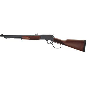 Henry Big Boy Steel w/Side Gate Rifle .44 Mag/.44 Spl 10rd Capacity  20" Round Barrel Large Loop Lever Walnut Stock