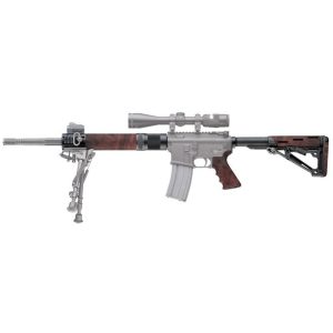 Hogue AR-15/M-16 Kit Overmolded Grip/Forend/Collapsible Buttstock Red Lava