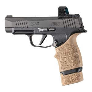 Hogue Overmolded Rubber Magazine Extended Base Pad for Sig P365 XL 15rd FDE