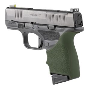 Hogue HandALL Beavertail Grip Sleeve for Springfield Hellcat - Olive Drab Green