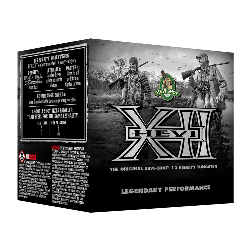 HEVI-Shot HEVI-XII Shotshells 12ga 2-3/4" 1-1/8oz 1450 fps #4 25/ct