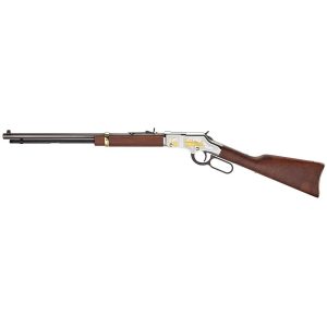 Henry Golden Boy American Construction Industry Tribute Edition Rifle .22 S/L/LR 16rd Capacity 20" Octagon Barrel Engraved Wood Stock