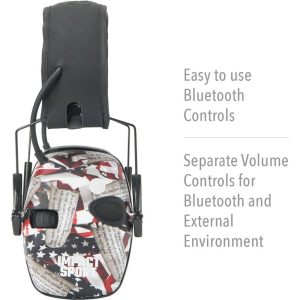 Howard Leight Impact Sport Shooting Electronic Ear Muffs with Bluetooth 21dB 2nd Amendment