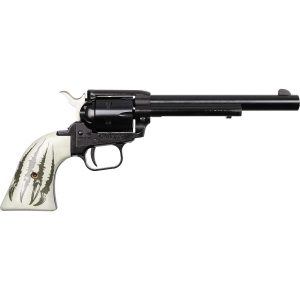 Heritage Rough Rider Handgun .22 LR 6rd Capacity 6.5" Barrel Bear Claw Wood Grips Nylon Holster