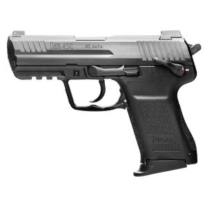 H&K HK45 Compact Handgun .45 Auto 8rd Magazines(2) 3.94" Barrel DA/SA V1 Decocking Lever & Safety