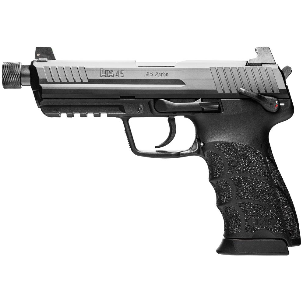 H&K HK45 Tactical Handgun .45 Auto 10rd Magazines(2) 5.20" Threaded Barrel V7 LEM Trigger