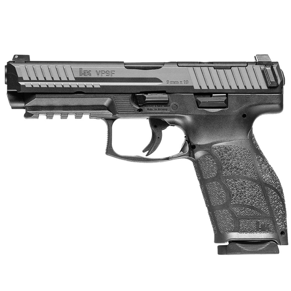 H&K VP9A1 F Handgun 9mm Luger 10rd Magazines (2) 4.53" Barrel Black Optic Ready