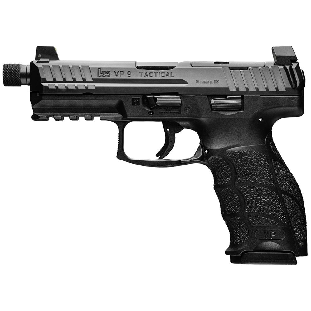 H&K VP9 Tactical Handgun 9mm Luger 17rd Magazines (2) 4.7" Threaded Barrel Black Optics Ready