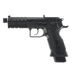 IFG Tanfoglio Force Duty Tactical Handgun 9mm Luger 20rd Magazine(1) 4.9" Threaded Barrel Rapid Sight System