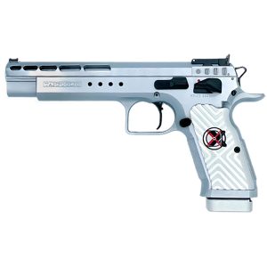 Tanfoglio Gold Match Xtreme Handgun 10mm 13/rd 6" Barrel Silver