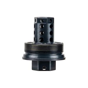 IWI IWS7 Direct Thread Suppressor 7.62mm Nickel Alloy/Stainless Steel 5/8"-24 Black w/HUB-T Mount
