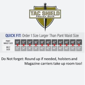 TacShield Tactical Riggers Belt 1.75" M 34" - 38" Tan