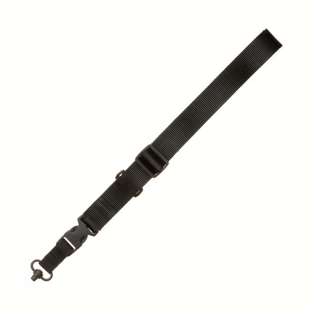 TacShield CQB Single Point Sling QD Push Button Swivel 1.5" Black