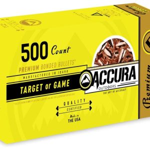Accura Premium Powerbond Bullets .45 cal .452" 230 gr RN 500/ct