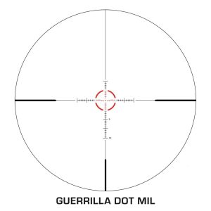 Swampfox Arrowhead Series LPVO Rifle Scope 1-6x24 30mm SFP IR Guerrilla Dot Red MIL Illum