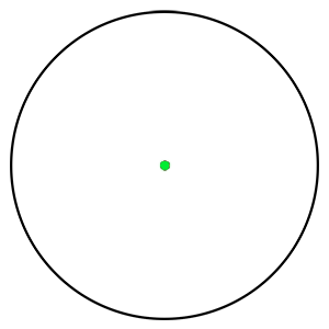 Swampfox Liberator II Mini Green Dot Sight Illum Black