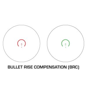 Swampfox Raider 1x20 Micro Prism Green BRC Reticle Black