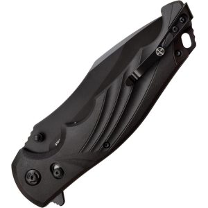 Master Cutlery Elite Tactical Conqueror Folding Knife Black