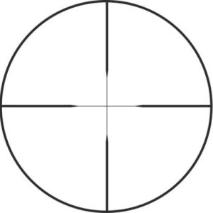 Konus-LX 350 Legend Rifle Scope 3-9x40mm 1" SFP 30/30 Duplex Non Illum Black