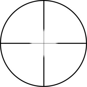 KonusPro 4x32mm Rifle Scope 30/30 Engraved Reticle Non Illuminated Matte Black