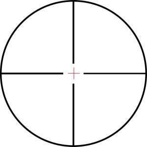 KonusPro Rifle Scope - 3-9x50mm Dual illum 30/30 Engraved Reticle Matte Black