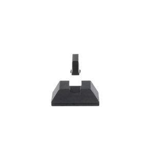 Ameriglo Optics Compatible Handgun Sight Set for Glock Flat Black .295? Rear 1L Tall Serrated Black .220? Front