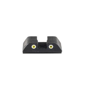 Ameriglo Tritium 2-Dot Rear Handgun Sight for Glock 42/43/43x/48 Yellow with White Front